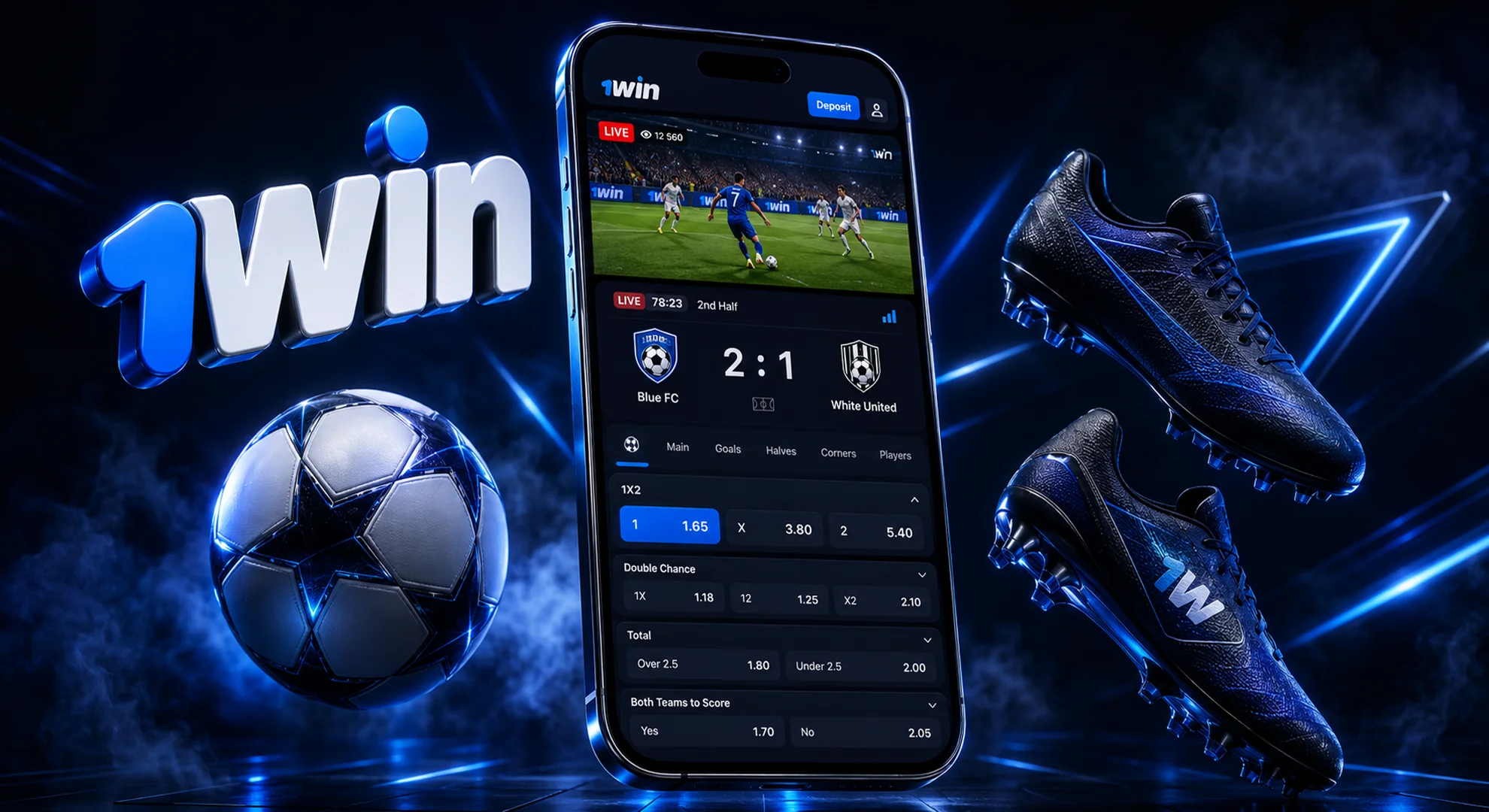 1win Korea App Live Betting for Android and iOS
