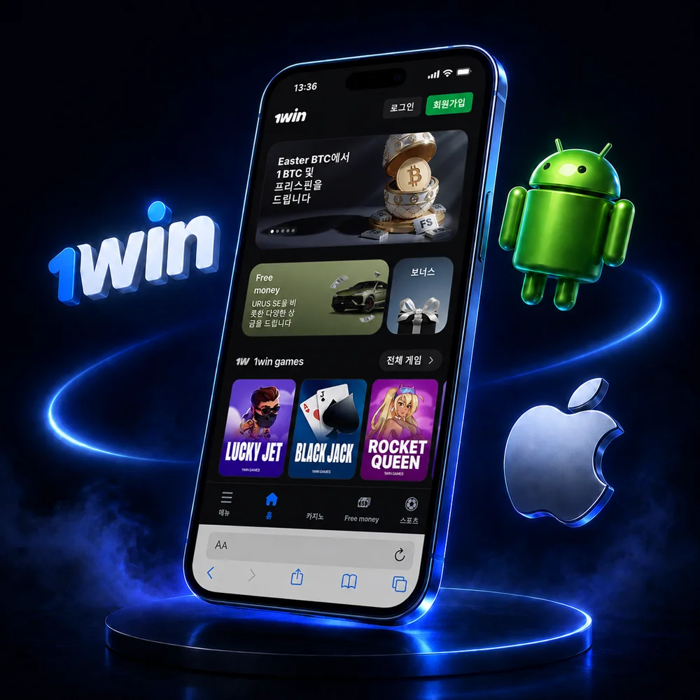 1win 한국 모바일 앱 다운로드 및 안드로이드 APK iOS 설치 2026