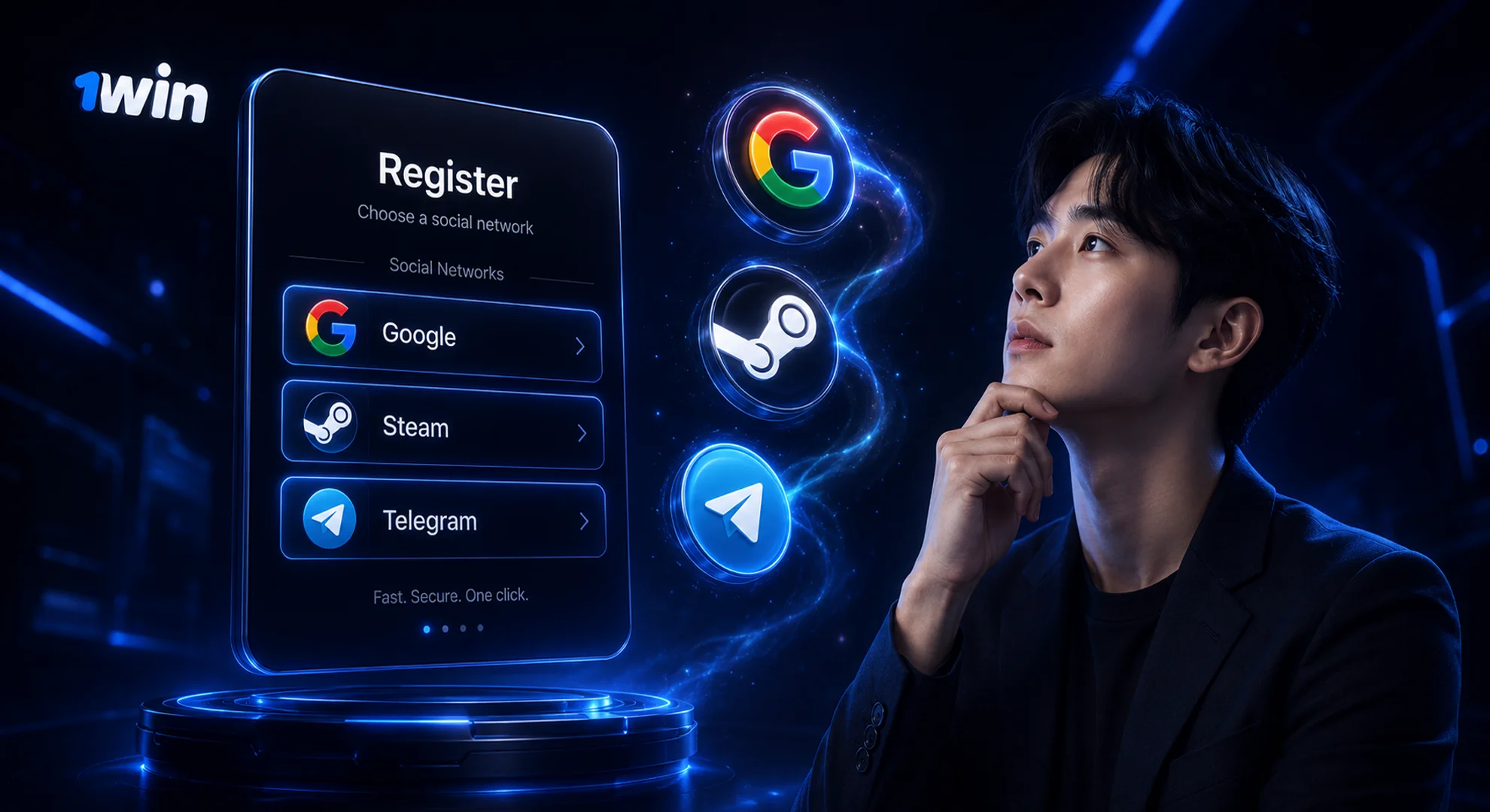 Quick 1win Korea Social Network Sign Up Process 2026