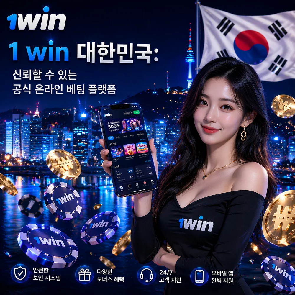 1win 대한민국 공식 온라인 베팅 및 카지노 플랫폼